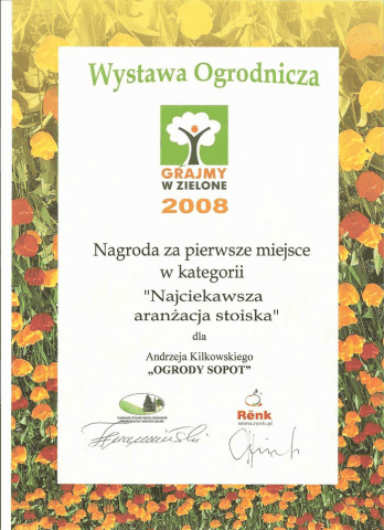 "Ogrody Sopot" Andrzej Kilkowski