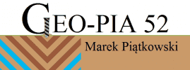 "GEOPIA-52" Marek Piątkowski