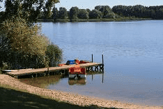 domki nad jeziorem Złota Rybka