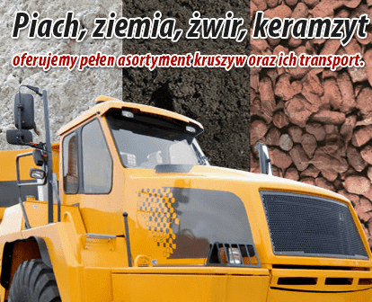 Usługi transportowe,wykopy