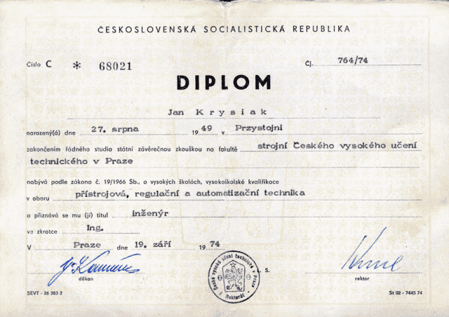 Jan Krysiak. Tłumacz Przysięgły Języka Czeskiego