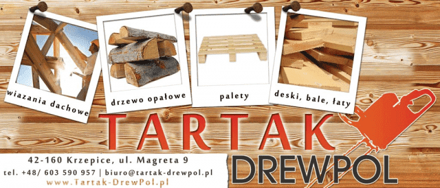 Drew-Pol .Tartak.Sznaucner S.J.Drewno budowlane.wiązania dachowe,tarcica iglasta