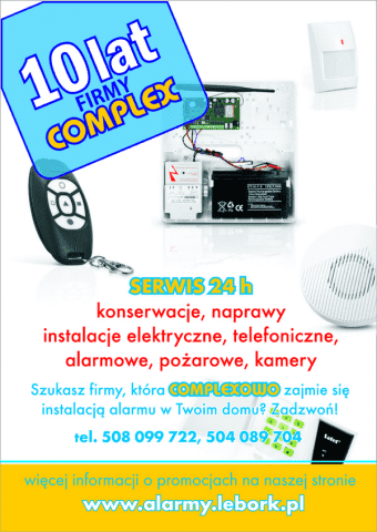 "COMPLEX" FHU Sławomir Urbański Alarmy, Monitoring