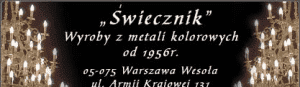 CHACHULSCY Świecznik