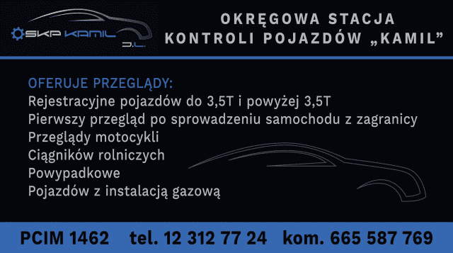 STACJA KONTROLI POJAZDÓW "KAMIL" JÓZEF LUBERDA