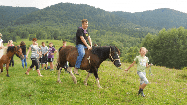 Serednie.Stadnina koni Huculskich.Smoleńscy K.W