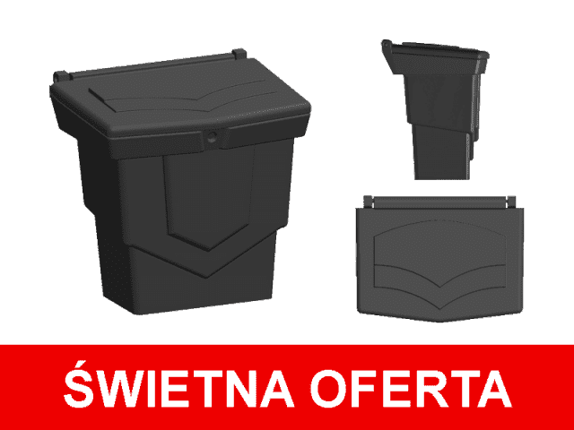 Pojemniki na piasek i sól, Zsyp do gruzu, Donice LED, pojemnik na piasek i sól, Rotomatic, Donice podświetlane, Zsypy do gruzu, Zsyp budowlny