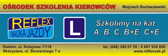 Ośrodek Szkolenia Kierowców REFLEX Wojciech Sochaczewski