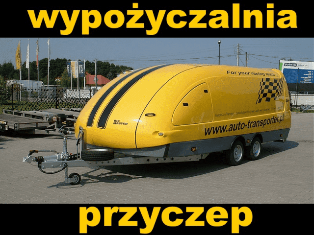 Wiro BP Wypożyczalnia przyczep, sprzedaż przyczep.