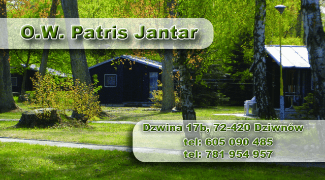Ośrodek Wypoczynkowy Patris-Jantar 
Pole namiotowe,przyczepy campingowe