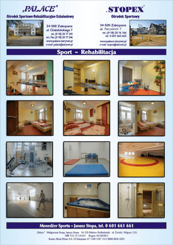 Ośrodek Sportowo- Rehabilitacyjno- Szkoleniowy PALACE 