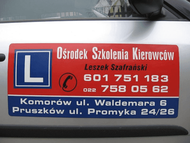 Ośrodek szkolenia kierowców - Leszek Szafrański