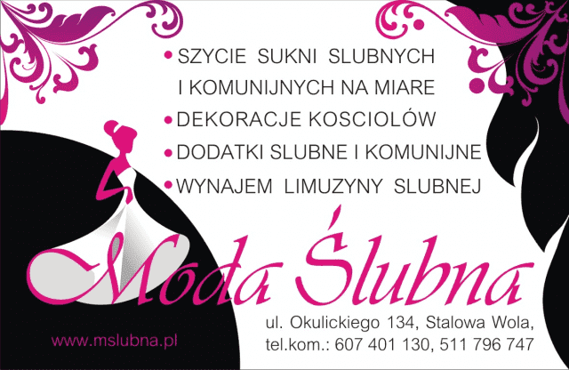 Pracownia Krawiecka Moda Ślubna"SZYK" Małgorzata Sudoł