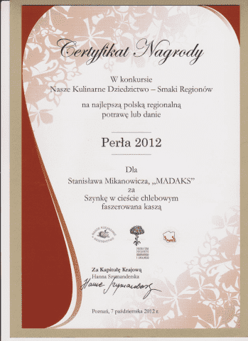 "MADAKS" PRZEDSIĘBIORSTWO HANDLU,PRODUKCJI I USŁUG IMPORT-EKSPORT STANISŁAW MIKANOWICZ