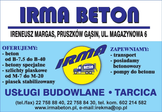 "IRMA" IRENEUSZ MARGAS