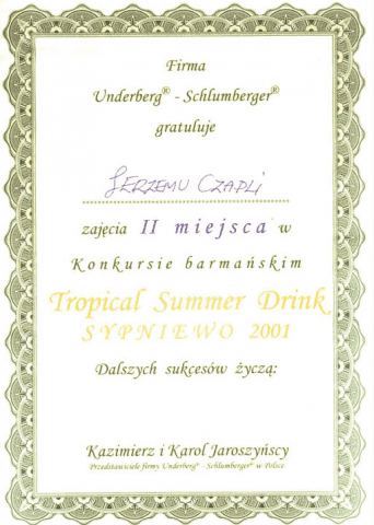 CENTRUM SZKOLENIA BARMANÓW JERZY CZAPLA