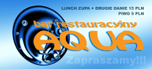 Restauracja, pub Aqua.  JAKUB MALESA