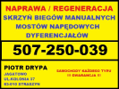 Naprawa Skrzyń Biegów Mostów Napędowych Piotr Drypa