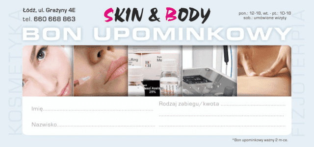 Skin & Body Kosmetyka Estetyczna,Fizjoterapia,Terapia Manualna, Masaż