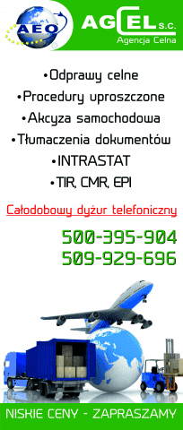 Agencja Celna "AGCEL" S.C. Robert Łodygowski, Bożena Kalbarczyk
