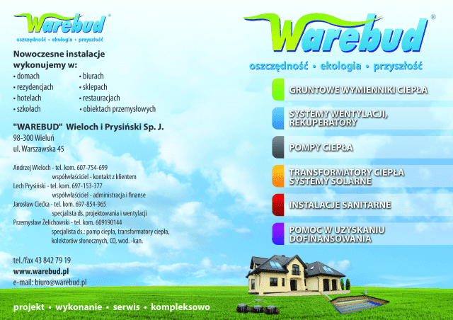 	"WAREBUD" WIELOCH I PRYSIŃSKI SPÓŁKA JAWNA