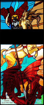 Witraże - artysta plastyk Zbigniew "Jar" Kielak