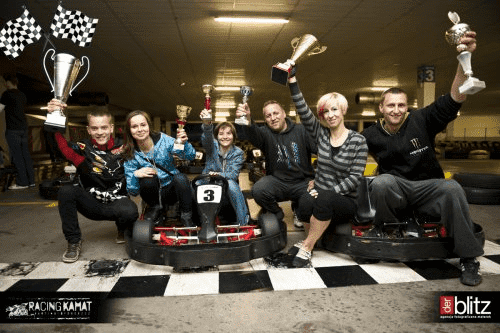 Kamat. PW. Gokarty, tor kartingowy, karting. Kochanowicz M. 