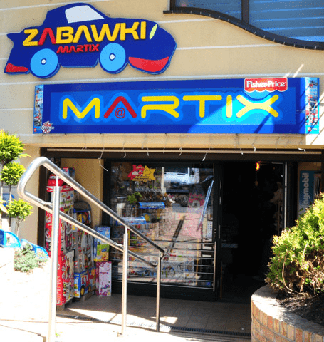 "MARTIX" MARTON PIOTR Zabawki, artykuły papiernicze i szkolne.