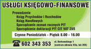 USŁUGI KSIĘGOWO-FINANSOWE / USŁUGI TRANSPORTOWE - PRZEWÓZ ŁADUNKÓW Edward Podedworny 