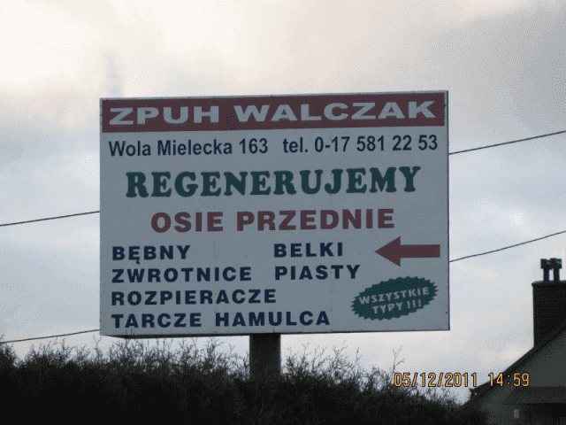 ZPUH Walczak Halina