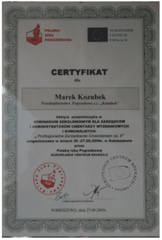 Przedsiębiorstwo Pogrzebowe s. c. Kozubek