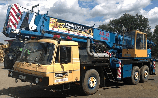 Transport Ciężarowy w Kamiennej Górze. Usługi koparką.