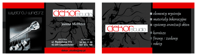FHU "DEKOR STUDIO" JOANNA MOŻDŻEŃ