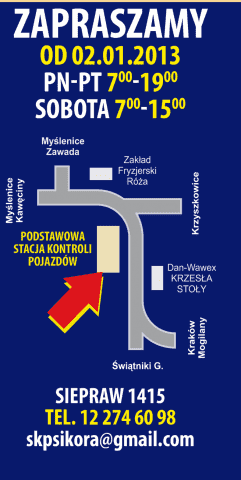 DIAGNOSTYKA POJAZDOWA ZBIGNIEW I JANINA SIKORA S.C.