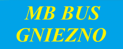 Usługi przewozowe Marian Błaszczyk
Wynajem Autokarów i busów Gniezno MB BUS