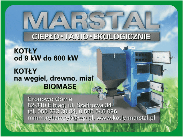 "MARSTAL" Zakład  Usługowy Ślusarsko-Spawalniczy, Kotlarstwo  Marcin Rybarczyk