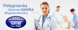 CERTUS NZOZ Długoterminowa pielęgniarska opieka domowa, usługi pielęgniarskie.